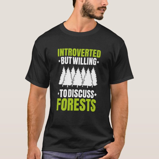 Camiseta Forestry Introverted Forester (Frente)