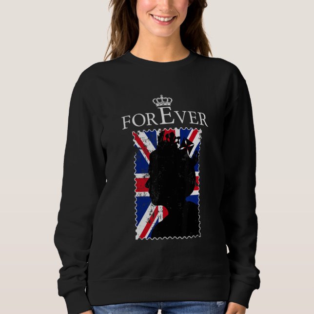 Camiseta Forever Elizabet II Legend Queen British Crown Eng (Frente)