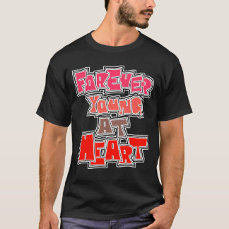 Camiseta Forever young at heart