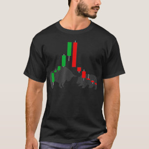Camiseta Forex Bull Vs Bear Stock Trading Market