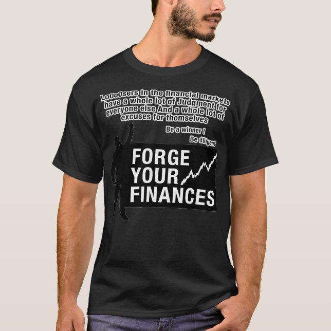 Camiseta Forge os fortes, forja suas finanças (Frente)