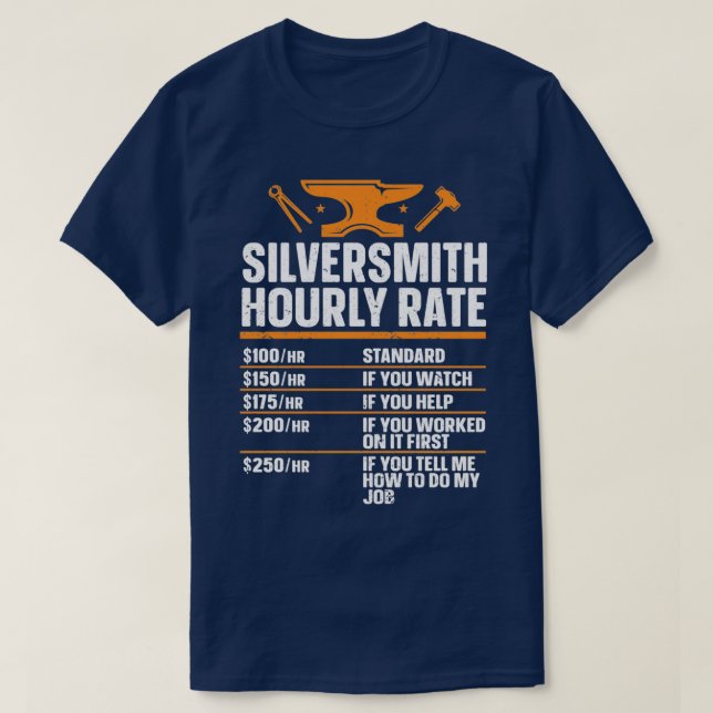 Camiseta Forging Blacksmyth Blacksmith Silversmith T (Frente do Design)