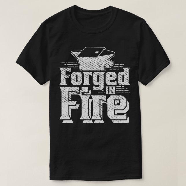 Camiseta Forjado em Fogo (Frente do Design)