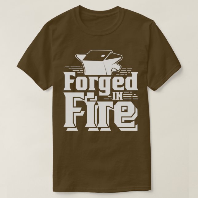 Camiseta Forjado em Fogo 2 (Frente do Design)