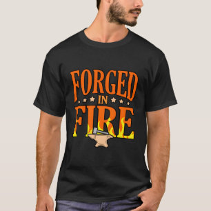 Camiseta Forjado no ferreiro-fogo Forge Forging Forger