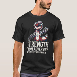 Camiseta Forjado no Fogo Força Liberta Resiliência
