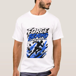 Camiseta Forjar Além dos Limites | Gráfico Motivacional de