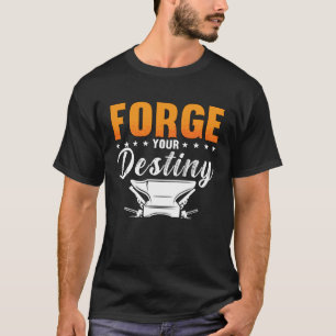 Camiseta Forje Seu Destino Ferrador de Cavalos Ferramenteir