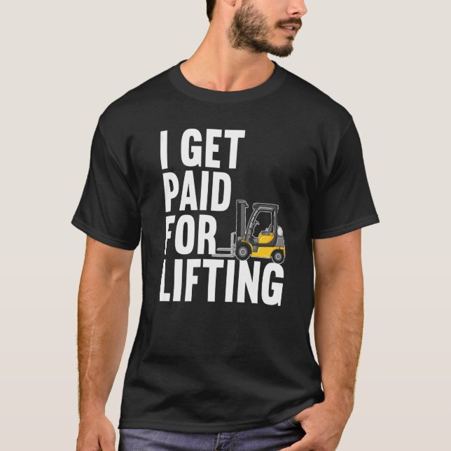 Camiseta Forklift Operator Truck Worker   (Frente)