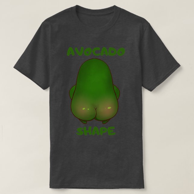 Camiseta Forma Avocado (Frente do Design)