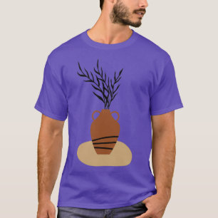 Camiseta Forma de Abstrato de Potência de Terraccota Modern
