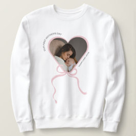 Camiseta Forma de amor personalizada de foto do primeiro Di