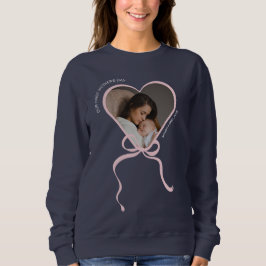 Camiseta Forma de amor personalizada de foto do primeiro Di