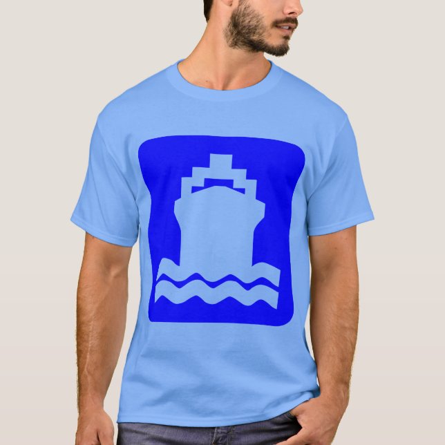 Camiseta Forma de Entrega - Azul (Frente)