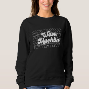 Camiseta Forma de onda do Synthwave Machine Synthesizer