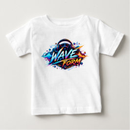 Camiseta Forma de Onda – Gráfico de Música e Som Futurista