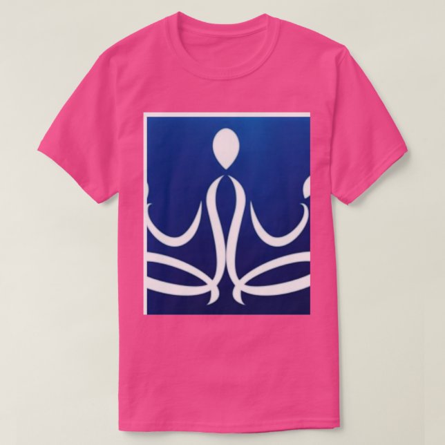 Camiseta forma de relaxamento de ioga (Frente do Design)