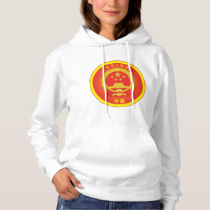 Camiseta Forma do Círculo Emblema Nacional da China