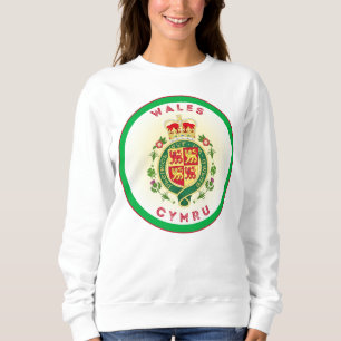 Camiseta Forma do círculo real do Crachá do País de Gales