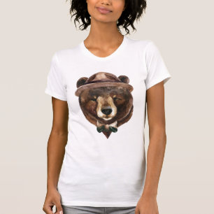 Camiseta Forma do urso da aguarela