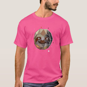 Camiseta Forma Geométrica do Abstrato de Poligão Solto