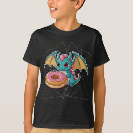 Camiseta Forma geométrica Dragão-Bebê-Cute