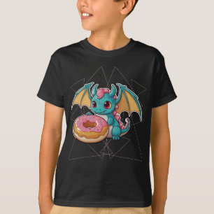 Camiseta Forma geométrica Dragão-Bebê-Cute