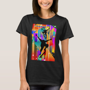 Camiseta Forma Geométrica Skate Abstrato