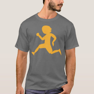 Camiseta Forma masculina de corrida