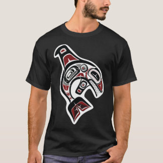 Camiseta forma nativa americana do noroeste do Pacífico Orc