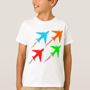Camiseta formação de aviões de combate