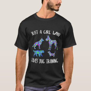 Camiseta Formação De Cachorros Design Para Formação De Mulh