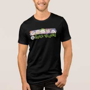 Camiseta Formação de desenho animado dos Super-Vilões da DC