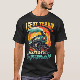 Camiseta Formação De Entusiasta De Comboios De Passagem