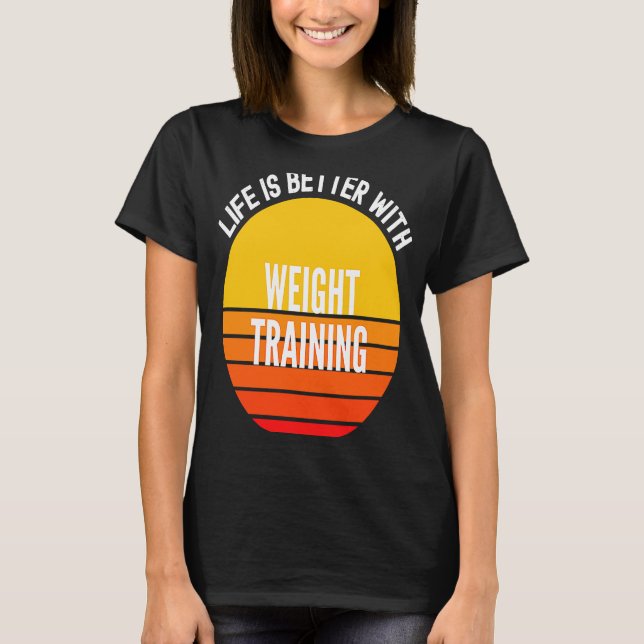 Camiseta Formação De Peso Com Formação De Peso (Frente)