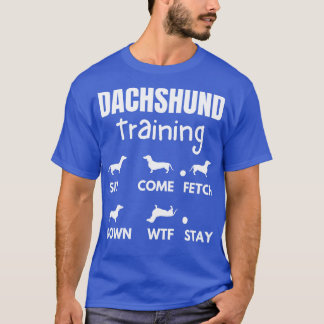 Camiseta Formação em Dachshund Truques de Cão em Dachshund 