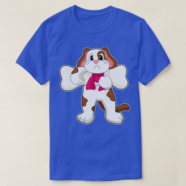 Camiseta Formação em força óssea de cão (Frente do Design)