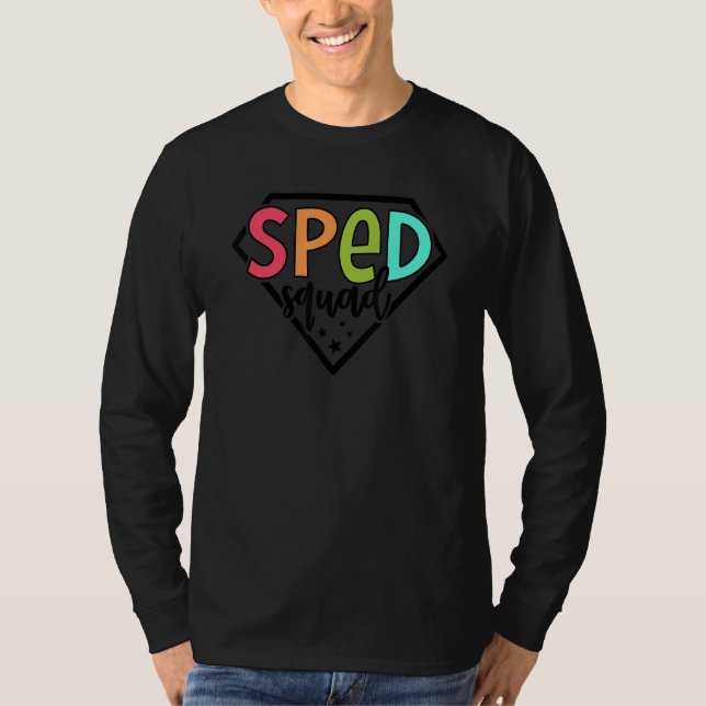 Camiseta Formação Especial De Professores De Esquadrão Sped (Frente)