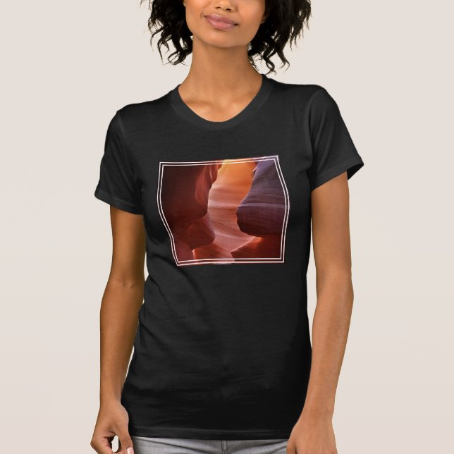 Camiseta Formações de Fenda do Antelope Canyon (Frente)