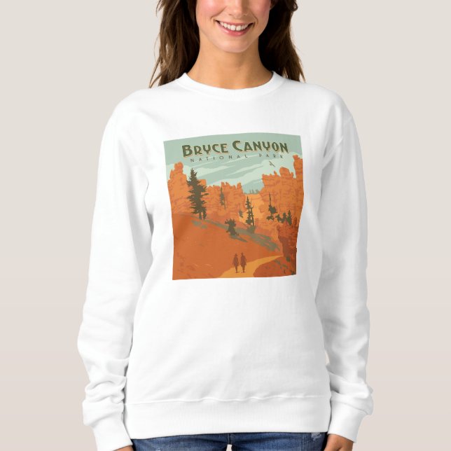 Camiseta Formações de Rock do Parque Nacional do Bryce Cany (Frente)