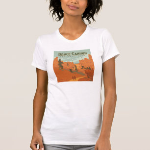 Camiseta Formações de Rock do Parque Nacional do Bryce Cany