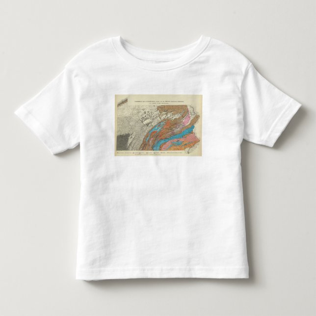 Camiseta Formações geological de Penn (Frente)