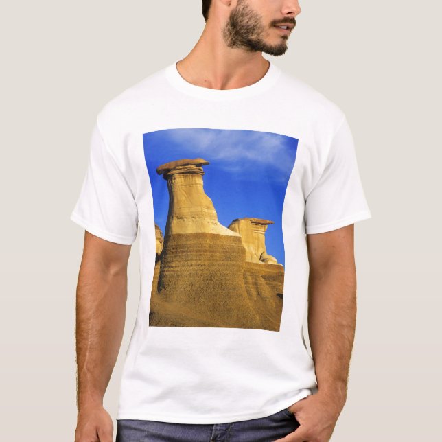 Camiseta Formações rochosas em Drumheller Alberta, Canadá 2 (Frente)