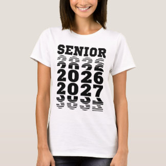 Camiseta Formado Senior 2026 2027 Turma De Graduação
