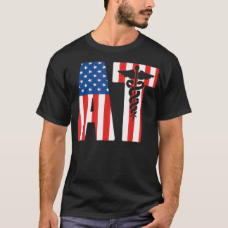 Camiseta Formador atlético de sinalizador americano