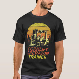 Camiseta Formador de operador de empilhadeira