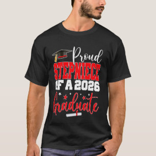 Camiseta Formanda 2026 Sobrinha Orgulhosa de Uma Turma de F