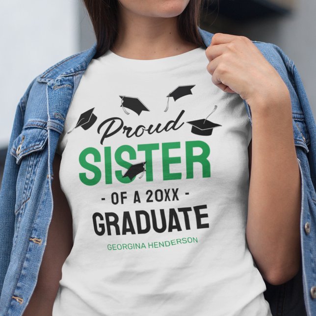 Camiseta Formando Black Green Proud Sister 2025 (Criador carregado)