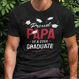 Camiseta Formando Black Red Proud Papa 2025