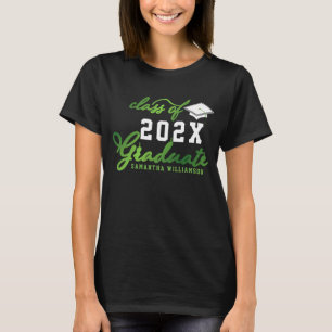 Camiseta Formando Classe 2024 Graduação em preto branco ver